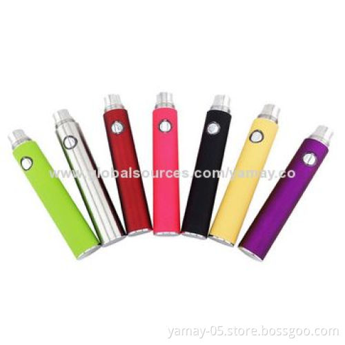 E-cigarettes EVOD MT3 kit with various colors and cigarette box packing